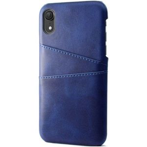 Mobiq - Leather Snap On Wallet iPhone XS Max Hoesje