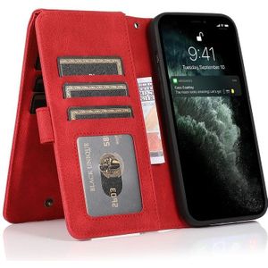Mobiq - Zacht Leren iPhone 15 Plus Wallet Hoesje