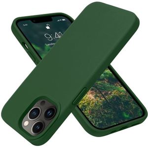 Mobiq - Liquid Siliconen Hoesje iPhone 15 Pro Max