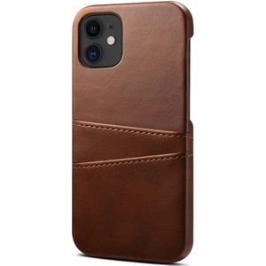 Mobiq - Leather Snap On Wallet iPhone 13 Mini Hoesje