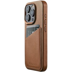 Mujjo - Full Leather Wallet iPhone 15 Pro