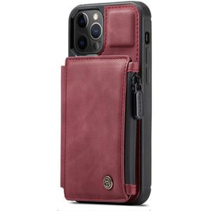 CaseMe - Retro Zipper Wallet iPhone 12 Pro Max