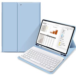 Mobiq - iPad Air 13 inch (2024) Hoes met Toetsenbord