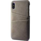 Mobiq - Leather Snap On Wallet Case iPhone X/Xs