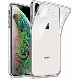 Mobiq - Transparant iPhone X/Xs Hoesje TPU