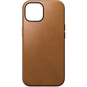 Nomad - Modern Leather Case iPhone 15 Magsafe hoesje