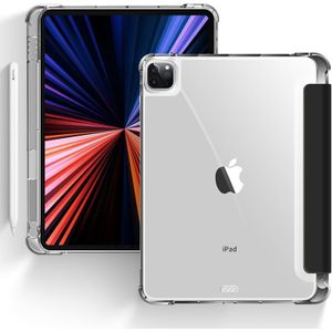 Mobiq - Tri-Fold Clear Back Case iPad Pro 12.9 (2022/2021)