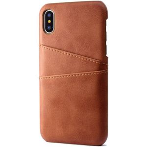 Mobiq - Leather Snap On Wallet iPhone XR Hoesje
