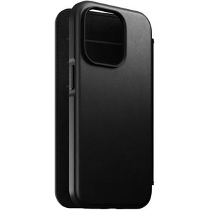 Nomad - Rugged Leather Folio iPhone 14 Pro Magsafe hoesje