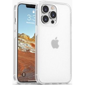 Mobiq - Frosted Rugged Bumper Hoesje iPhone 13 Pro