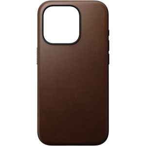 Nomad - Modern Leather Case iPhone 15 Pro Max Magsafe hoesje