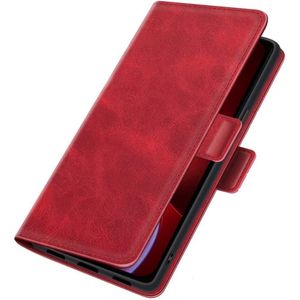 Mobiq - PU Lederen Wallet Hoesje met Sluiting iPhone 15 Plus