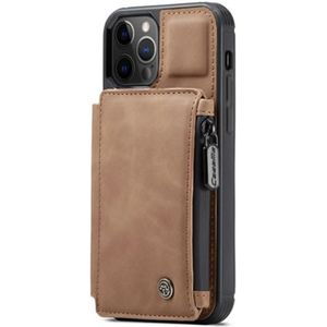 CaseMe - Retro Zipper Wallet iPhone 12 Pro Max