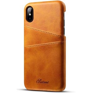 Mobiq - Leather Snap On Wallet iPhone XR Hoesje