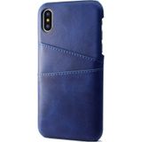Mobiq - Leather Snap On Wallet Case iPhone X/Xs
