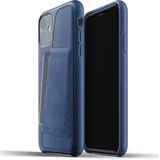 Mujjo - Full Leather Wallet iPhone 11 hoesje