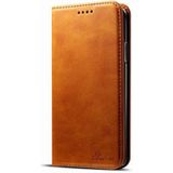 Mobiq - Lederen iPhone X/Xs Portemonnee Hoes