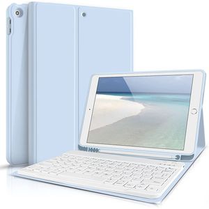 Mobiq - iPad 10.2 inch (2021/2020/2019) Hoes met Toetsenbord