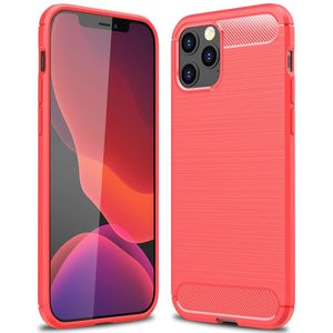Mobiq - Hybrid Carbon Look iPhone 13 Pro Max Hoesje TPU