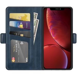 Mobiq - PU Lederen Wallet Hoesje met Sluiting iPhone 14 Plus