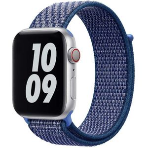 Mobiq - Nylon Strap Bandje voor Apple Watch 42 / 44 / 45 mm