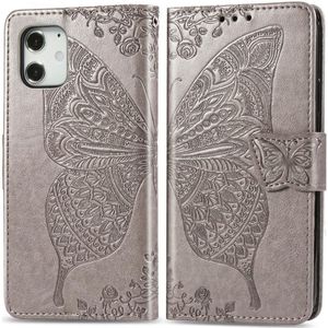 Mobiq - Premium Butterfly Wallet Hoesje iPhone 12 Mini
