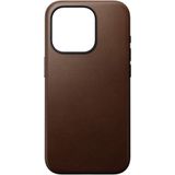 Nomad - Modern Leather Case iPhone 15 Pro Magsafe hoesje