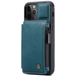 CaseMe - Retro Zipper Wallet iPhone 12 Pro Max