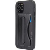 Mobiq - Leather Click Stand Case iPhone 12 Pro Max 6.7 inch
