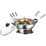 Unold RVS 48746 chiNees fonduepan