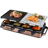 Bestron 8pers koper raclettegrill