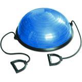 Tunturi Balanstrainer bal - Met fitness elastieken - Blauw