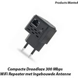 Gembird - Draadloze WiFi Repeater - Zwart - 300 Mbps