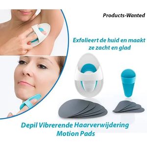 Depil Vibrerende Haarverwijdering Motion Pads