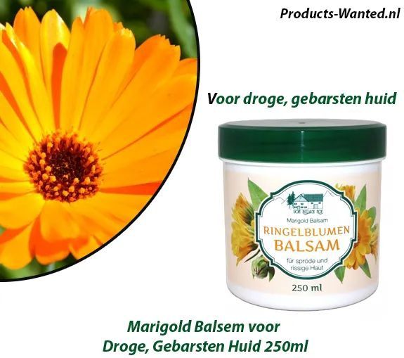 Pullach Hof - Goudsbloembalsem - 250ml - Voor Droge en Gebarsten Huid