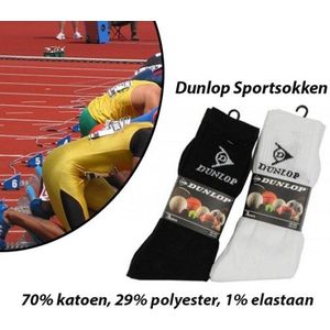 9-Paar Dunlop Sportsokken in Wit