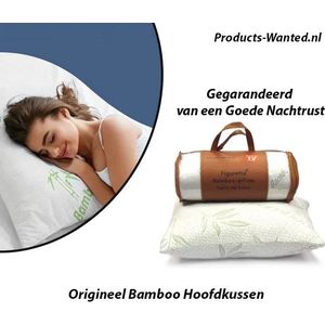 2-Stuks Origineel Bamboo Hoofdkussen ben je Gegarandeerd van een Goede Nachtrust