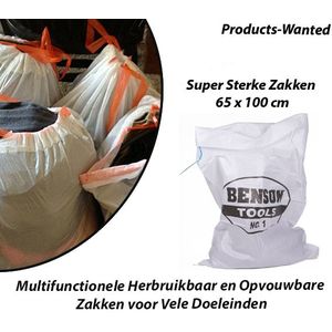 15-Stuks Herbruikbare Opvouwbare Zakken - Stevig Polypropyleen - Veelzijdig Gebruik