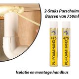 2-Stuks Purschuim Bussen van 750ml