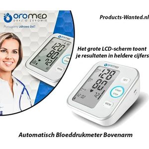 Automatisch LCD Bloeddrukmeter Bovenarm