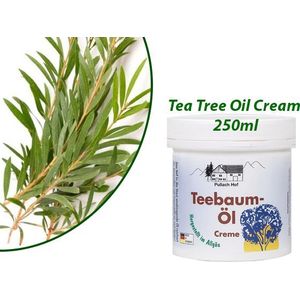 Pullach Hof - Tea Tree Oil Cream - 3-Potten - 250ml - Duitsland