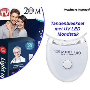 Tandenbleekset met UV LED Mondstuk