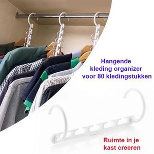 Hangende kleding Organizer voor 40 kledingstukken
