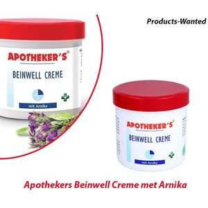 2-Potten Apothekers Beinwell Creme met Arnika 250ml