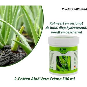 Pullach Hof - Aloë Vera Crème - 500 ml - Voor Gevoelige Huid