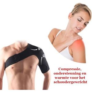 Compressie en Ondersteuning - Schouderbrace - Neopreen