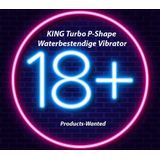 KING Turbo P-Shape Waterbestendige Vibrator in Paars Kleur