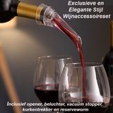 Innovagoods - Wijnaccessoireset - 5-delig - Koperkleurig - Nikkel-legering en ABS