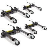 Datona Automovers hydraulisch 4 stuks - DT-53128-4 - Zwart