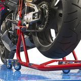 Datona Motor mover achterwiel - rood - DT-57507RED